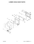 Diagram for 05 - Lower Oven Door Parts