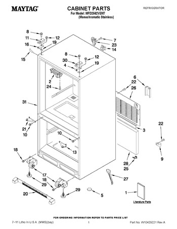 Diagram for MFD2562VEM7