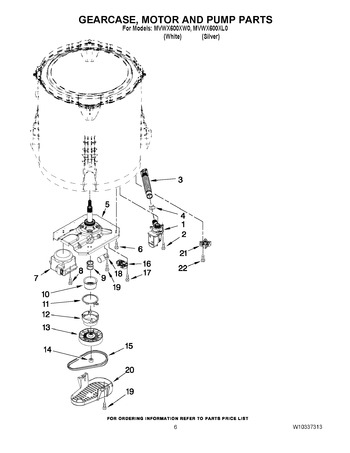 Diagram for MVWX600XL0