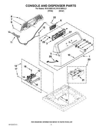 Diagram for MVWX600XL0