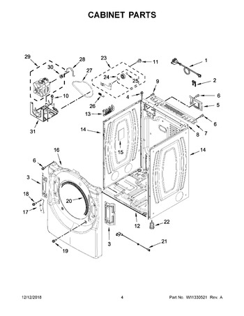 Diagram for YNED5800HW0