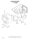 Diagram for 06 - Oven Door Parts