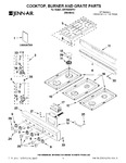 Diagram for 01 - Cooktop, Burner And Grate Parts