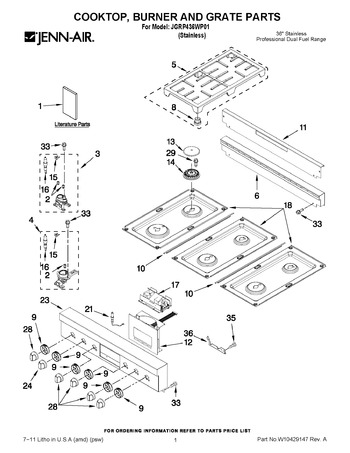 Diagram for JGRP436WP01