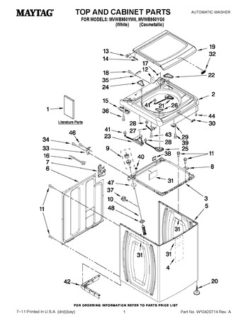 Diagram for MVWB950YG0