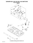 Diagram for 02 - Burner Box, Gas Valves, And Switches