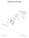 Diagram for 05 - Lower Oven Door Parts