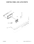 Diagram for 03 - Control Panel And Latch Parts