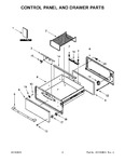 Diagram for 02 - Control Panel And Drawer Parts