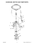 Diagram for 05 - Gearcase, Motor And Pump Parts