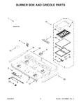 Diagram for 02 - Burner Box And Griddle Parts