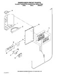 Diagram for 08 - Dispenser Front Parts