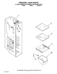 Diagram for 04 - Freezer Liner Parts