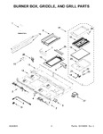 Diagram for 02 - Burner Box, Griddle, And Grill Parts