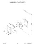 Diagram for 09 - Dispenser Front Parts