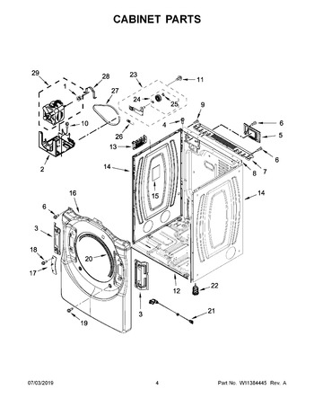 Diagram for NED5800HW0