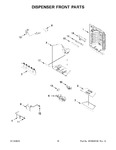 Diagram for 09 - Dispenser Front Parts