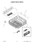 Diagram for 11 - Lower Rack Parts