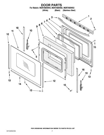 Diagram for MGR7665WB3