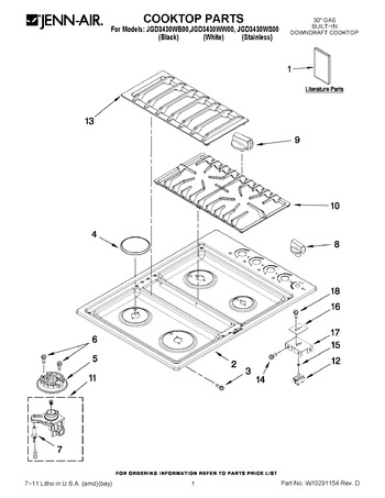 Diagram for JGD3430WB00