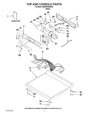 Diagram for MDG25PNAGW0