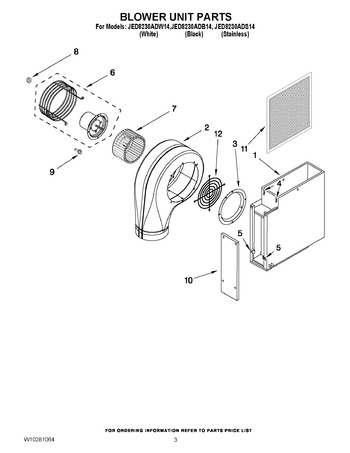 Diagram for JED8230ADW14