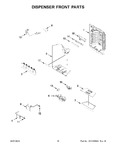 Diagram for 09 - Dispenser Front Parts