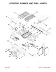 Diagram for 03 - Cooktop, Burner, And Grill Parts