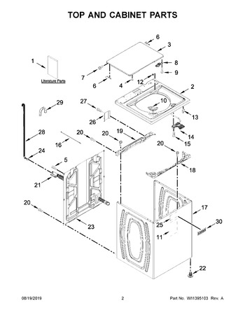 Diagram for MVWC565FW2