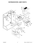 Diagram for 04 - Refrigerator Liner Parts