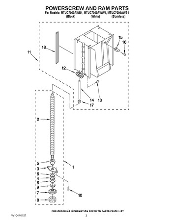 Diagram for MTUC7000AWW1