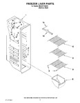 Diagram for 04 - Freezer Liner Parts