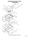 Diagram for 03 - Refrigerator Shelf Parts