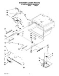 Diagram for 06 - Freezer Liner Parts