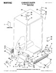 Diagram for 01 - Cabinet Parts