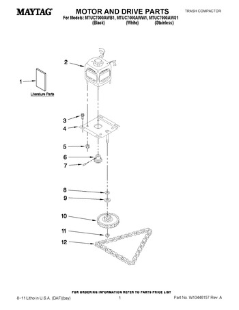 Diagram for MTUC7000AWW1