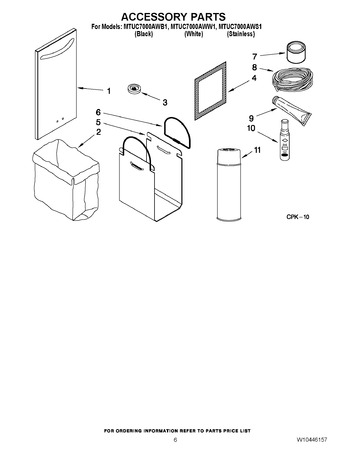 Diagram for MTUC7000AWW1