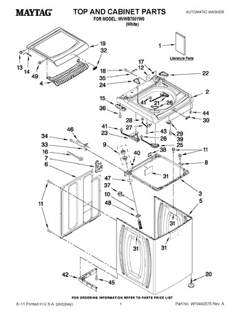 Diagram for MVWB750YW0