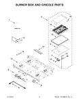 Diagram for 02 - Burner Box And Griddle Parts