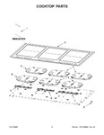 Diagram for 02 - Cooktop Parts