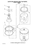 Diagram for 04 - Agitator, Basket And Tub Parts