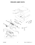 Diagram for 04 - Freezer Liner Parts