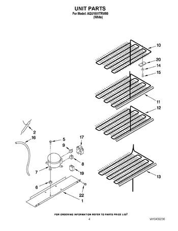 Diagram for AQU1501TRW00