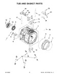 Diagram for 06 - Tub And Basket Parts