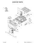 Diagram for 02 - Cooktop Parts