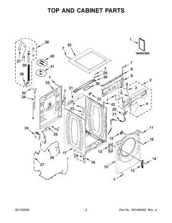 Diagram for NFW5800HW2