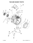 Diagram for 06 - Tub And Basket Parts