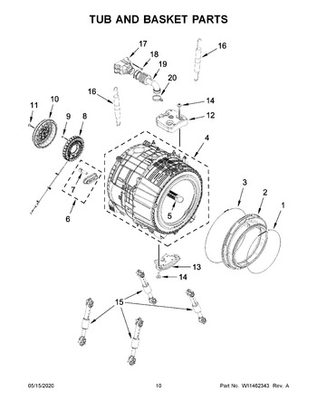 Diagram for NFW5800HW2