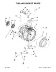 Diagram for 06 - Tub And Basket Parts