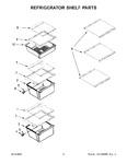 Diagram for 04 - Refrigerator Shelf Parts